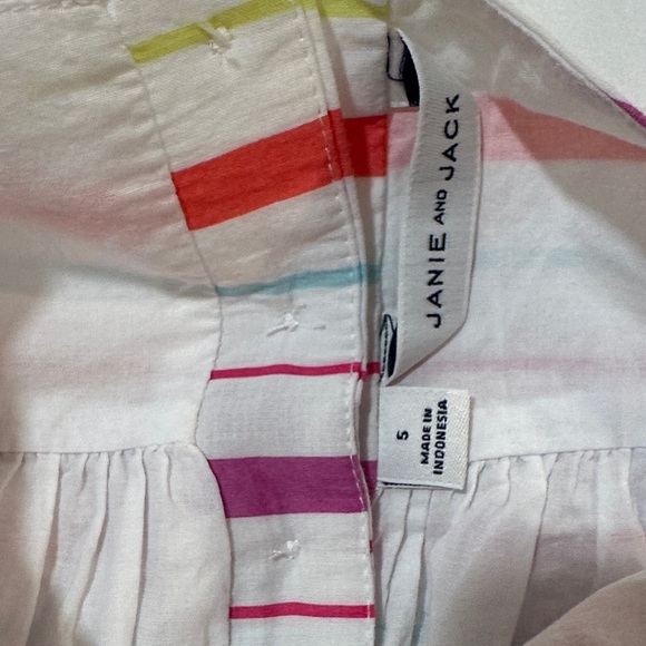 Colorful Striped Ruffle Dress - Picture 4 of 4